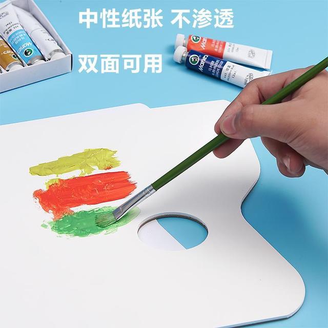 A4/8K Disposable Tear-Off Palette Paper Paint Palette Paper Pad For Artist  Gouache Acrylic Oil Painting Watercolor Art Supplies - AliExpress